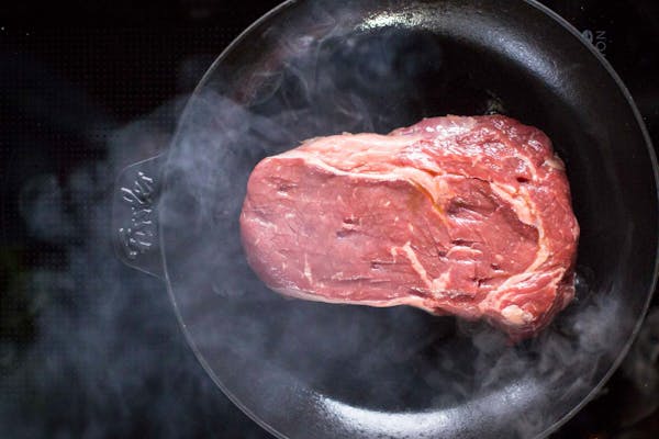 Steak aus der Pfanne
