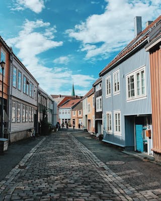 Die Straßen von Trondheim