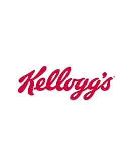 Kelloggs Logo auf weißem Hintergrund