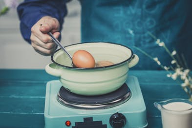 Quiche Mit Speck, Pilzen Und Spinat Eier Kochen