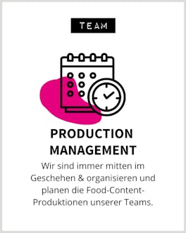 Teamkachel Production Management