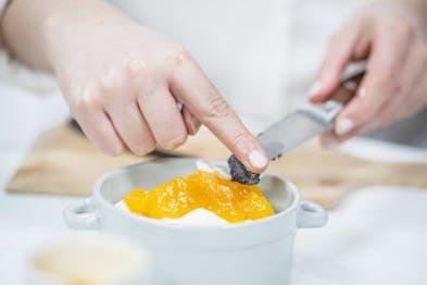 Vanillemark In Frischkaese