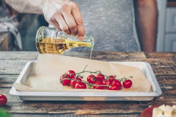 Tomaten Risotto Tomaten Mit Olivenöl Beträufeln