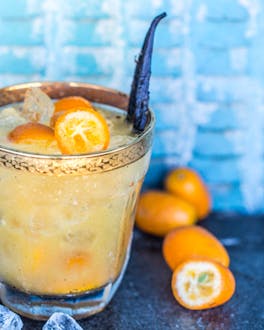 Kumquat-Vanille-Cocktail mit Rum  selber shaken