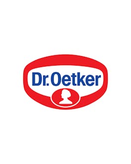 Dr. Oetker Logo auf weißem Hintergrund
